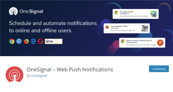 OneSignal plugin