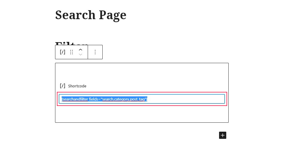 Search Page SC
