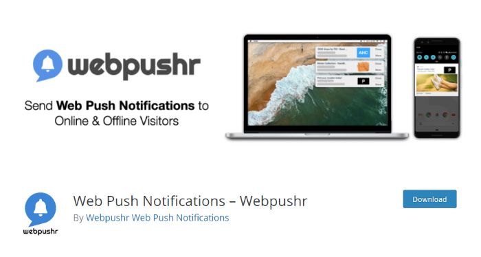 Webpushr plugin