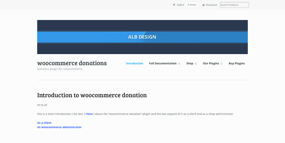 WooCommerce Donation Plugin