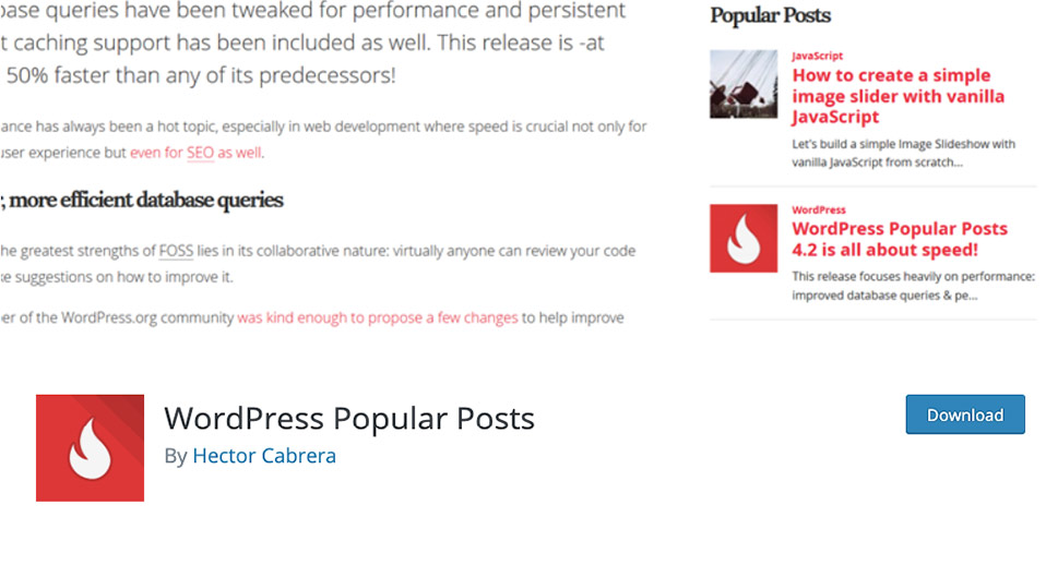 WordPress Popular Posts