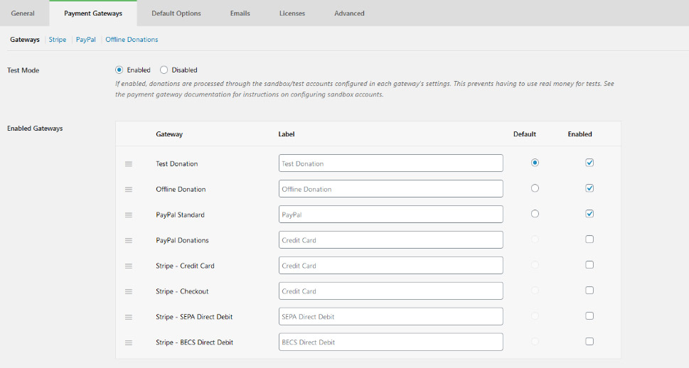 Payment Gateways