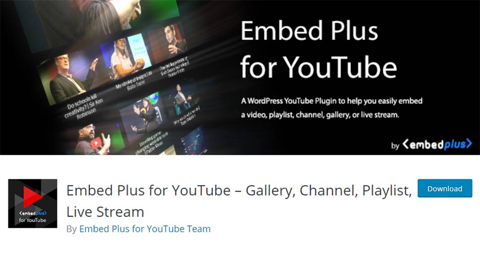 EmbedPlus for Youtube