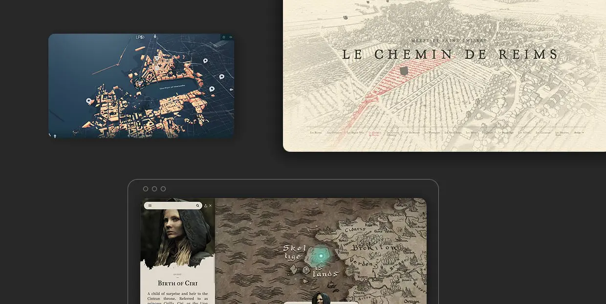 Inspiring Examples of Interactive Maps in Web Design