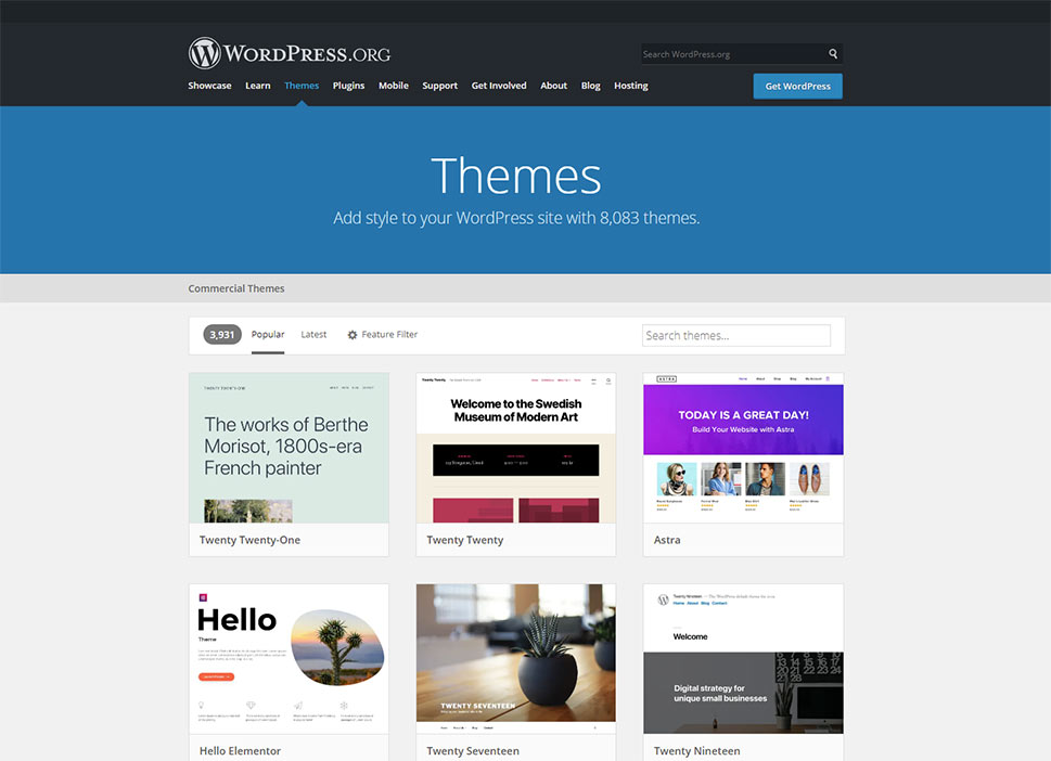 WordPress Theme Repository