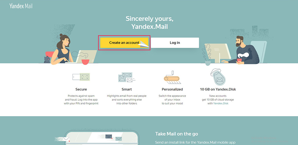 Yandex Create an Account
