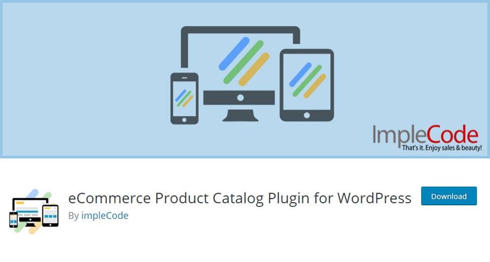 eCommerce Product Catalog Plugin for WordPress
