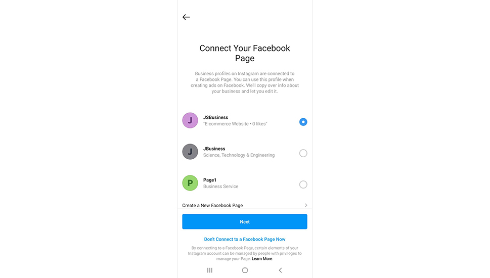 Connect Your FB Page