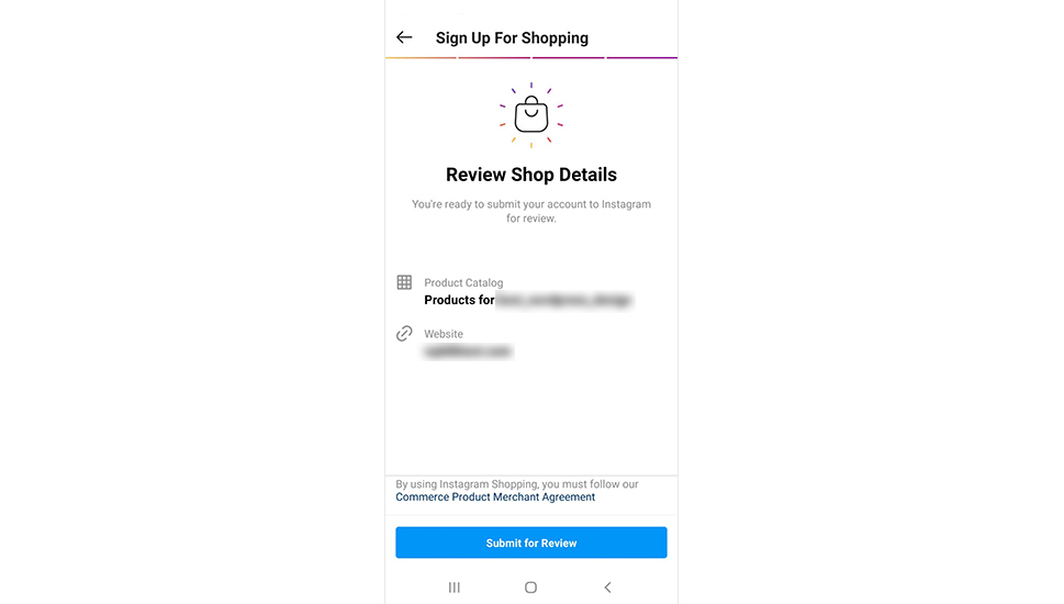 Review Shop Details