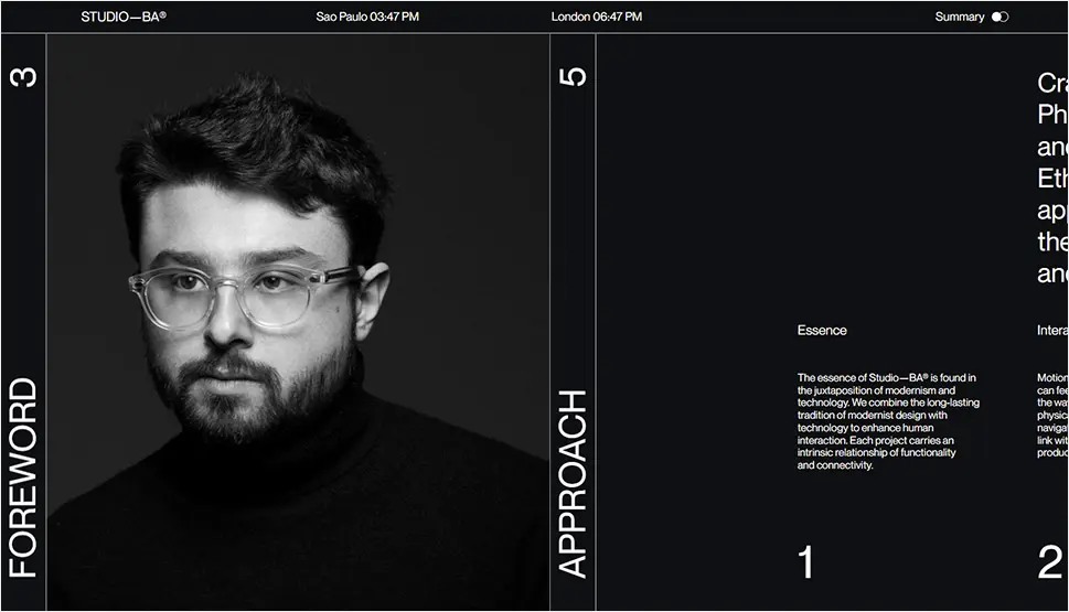 Louis Vuitton - Web Design Portfolio - Sebcreation // Interactive Web Design