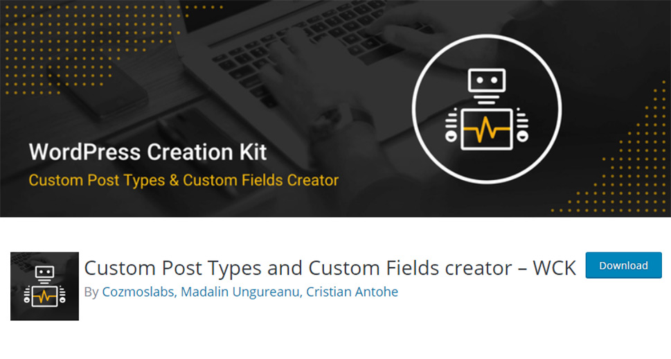 Custom Post Types and Custom Fields creator