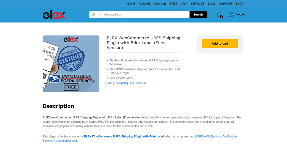 ELEX WooCommerce USPS Shipping Plugin With Label Printing