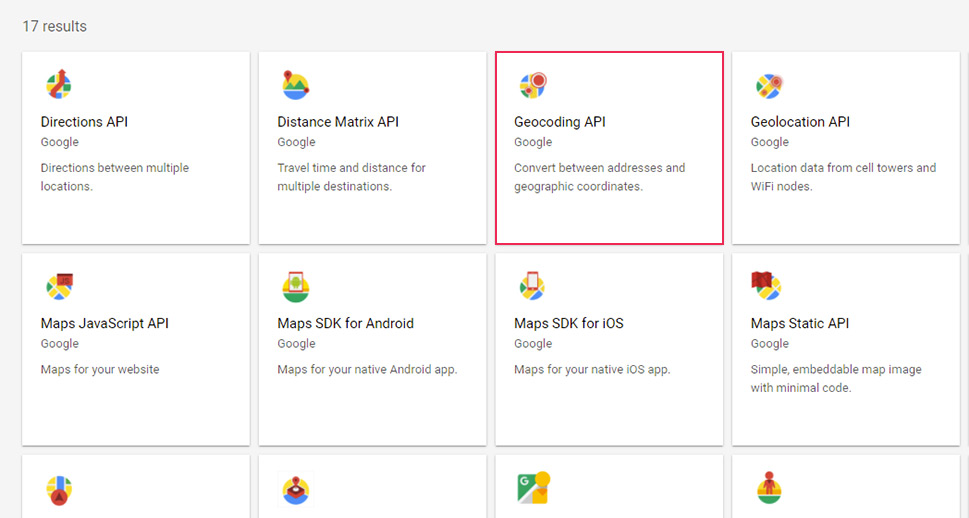 Geocoding API