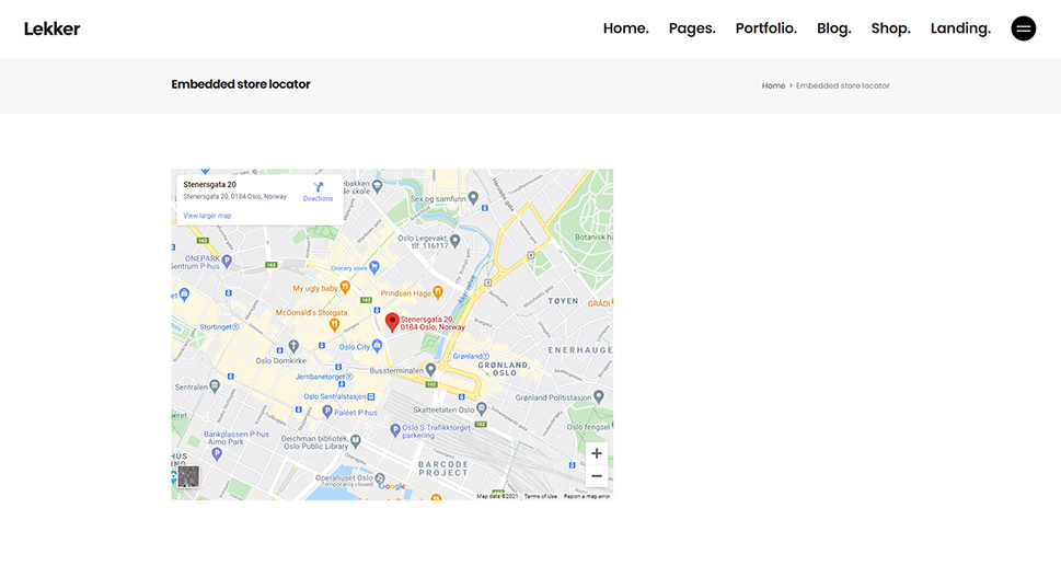 Google Map Embed Preview