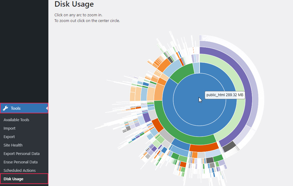 Tools Disk Usage