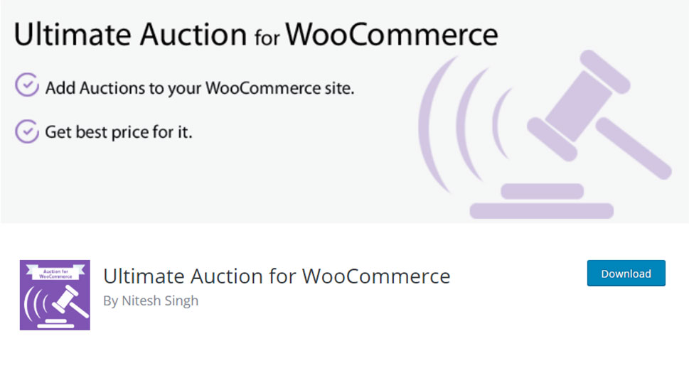 Ultimate Auction for WooCommerce