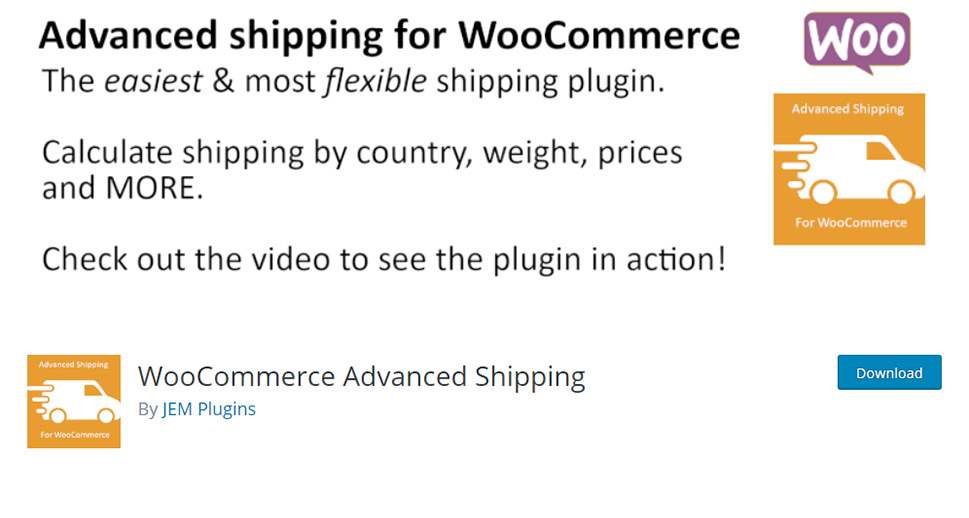 WooCommerce Advanced Shipping