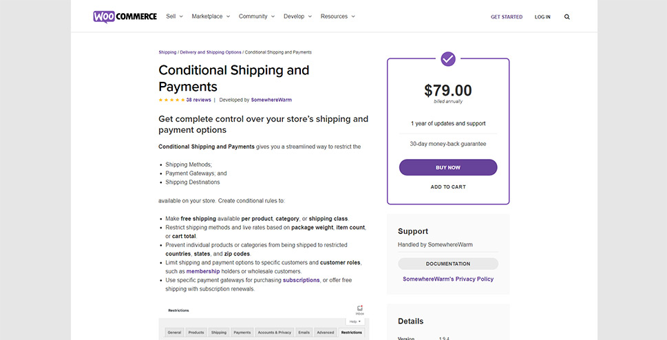 WooCommerce Conditional Shipping and Payments