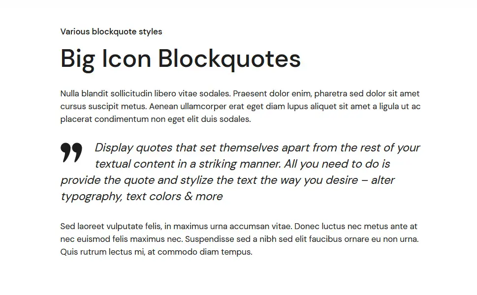 Blockquote Preview