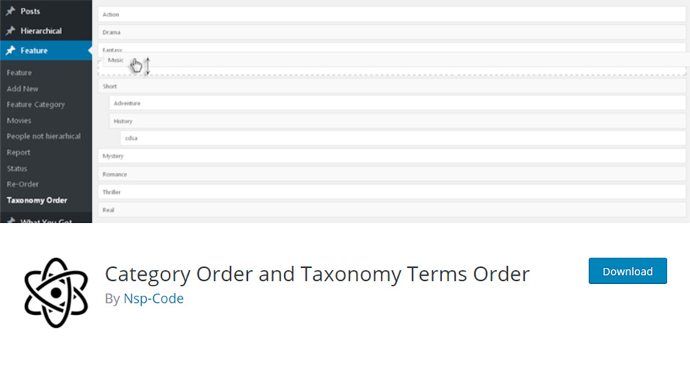 Category Order and Taxonomy Terms Order