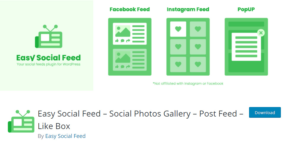 Easy Social Feed