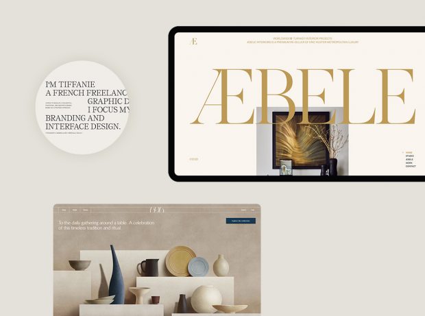 Impressive Examples of Websites with Beige Backgrounds