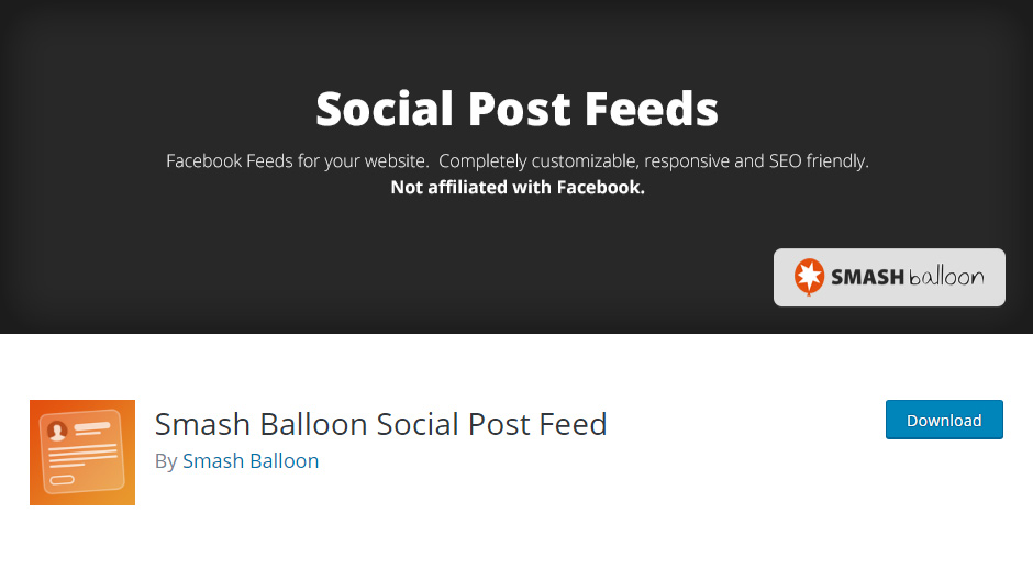 Smash Balloon Social Post Feed