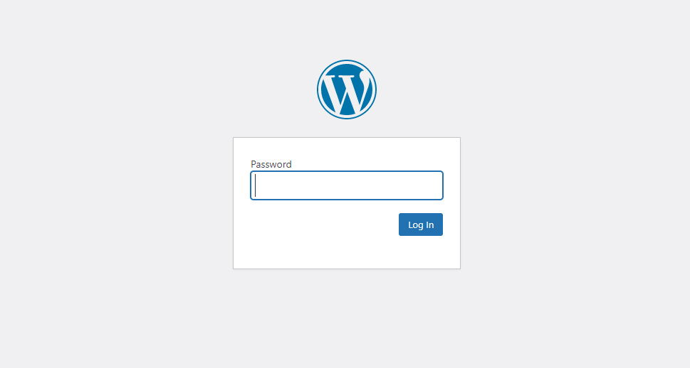 WordPress Password