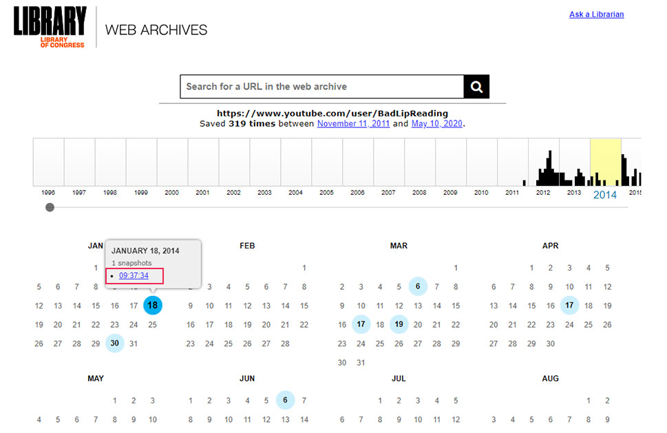 Library Choose Date