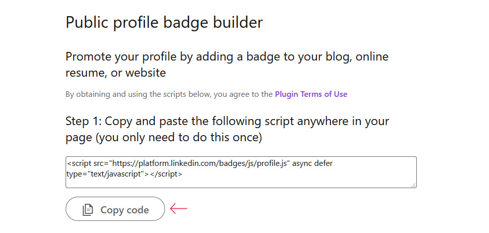 In a collection on your profile page, the Play in browser badge