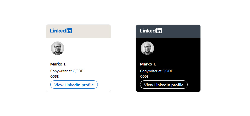 Linkedin Badge Marko