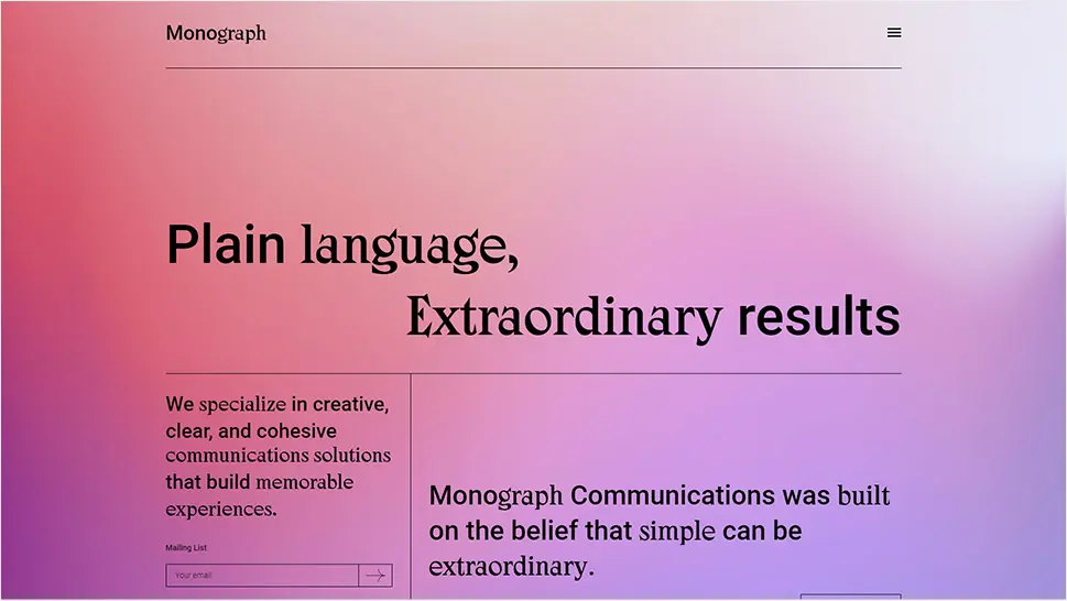 Monograph Communications