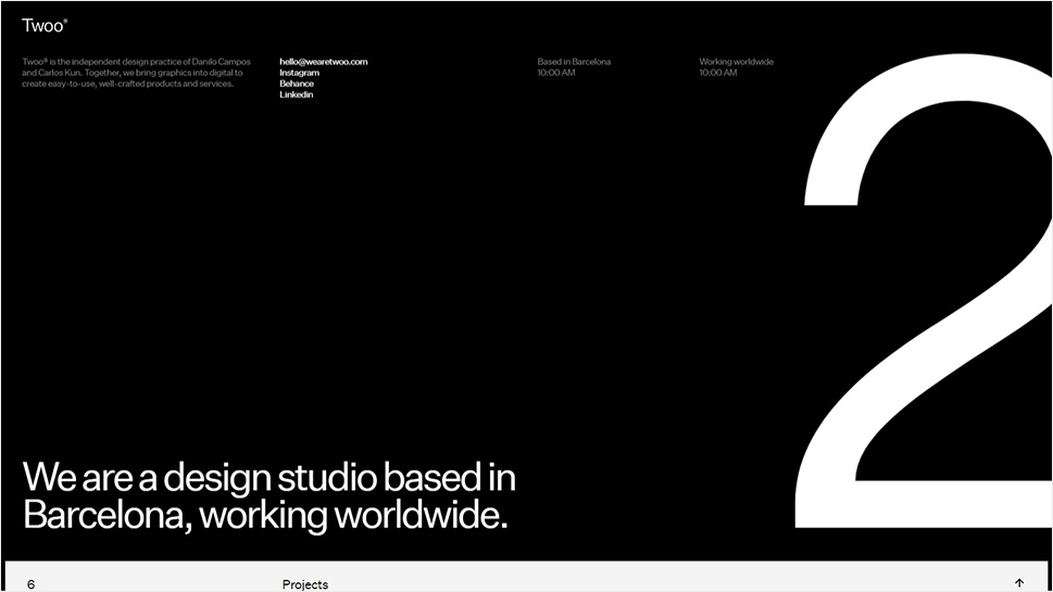 20 Beautiful Examples of Black and White Websites - Qode Interactive