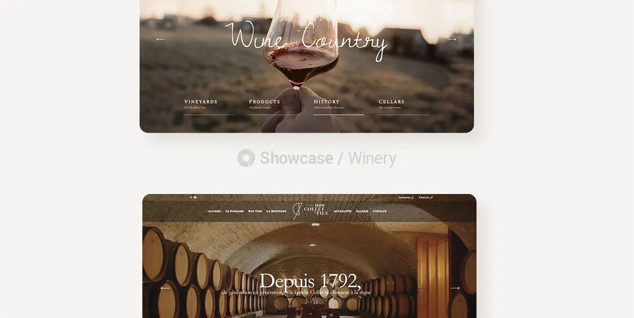 Winery Websites Made With Qode Themes