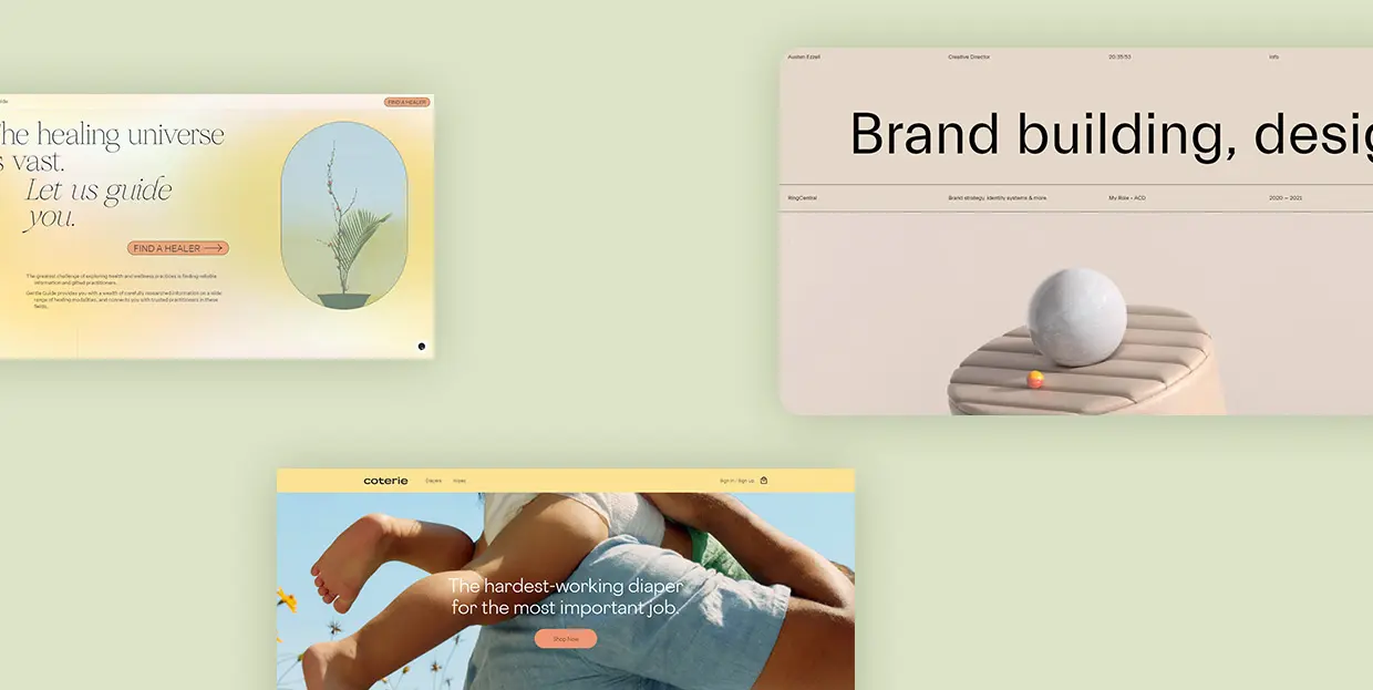 Examples of Beautiful Pastel Websites