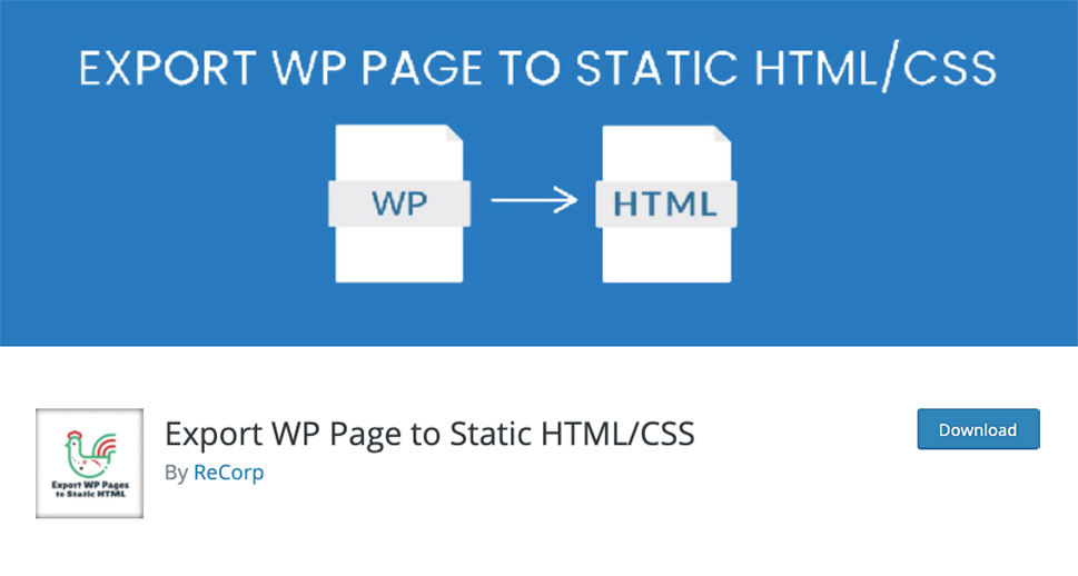 Export WP Page to Static HTML/CSS