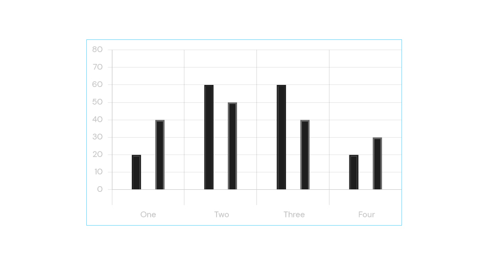 Graphs Bar Two Items Preview