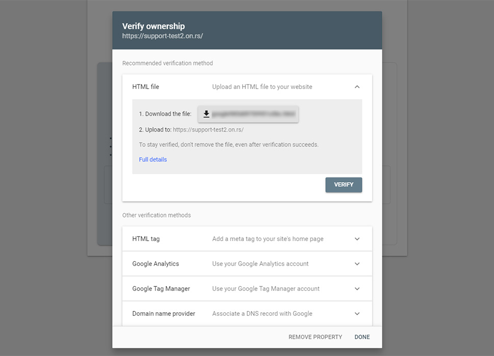 Verify Ownership