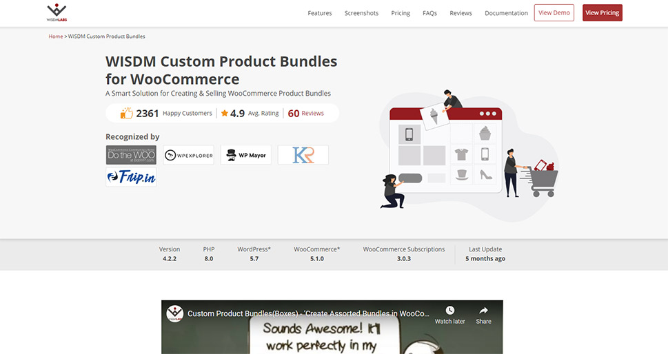 WISDM Custom Product Bundles for WooCommerce