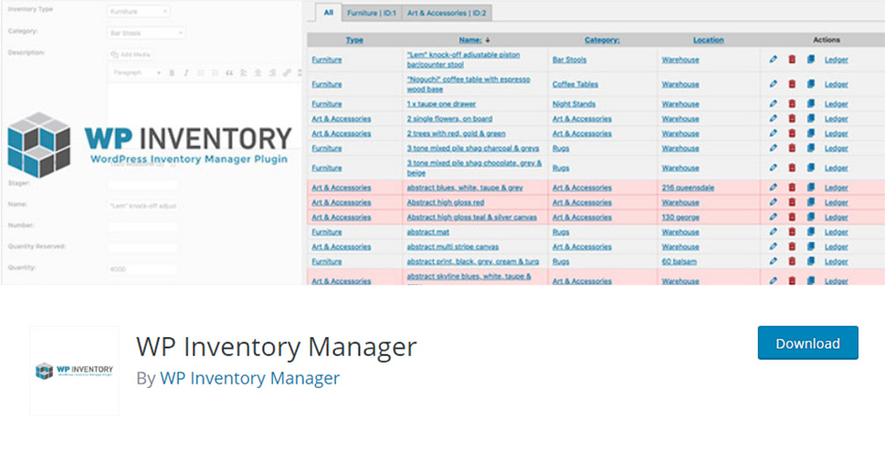 WP Inventory Manager