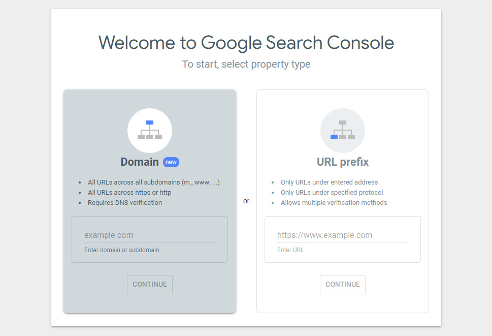 Welcome to Google Search Console