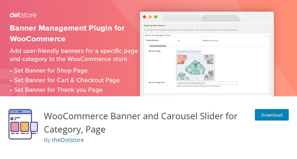 WooCommerce Banner and a Carousel Slider