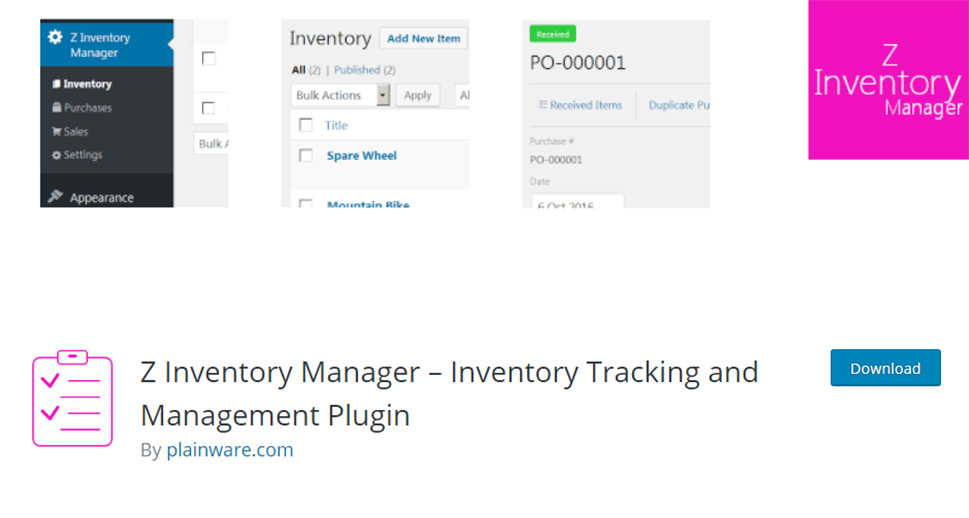 Z Inventory Manager