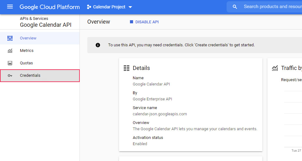 API Credentials