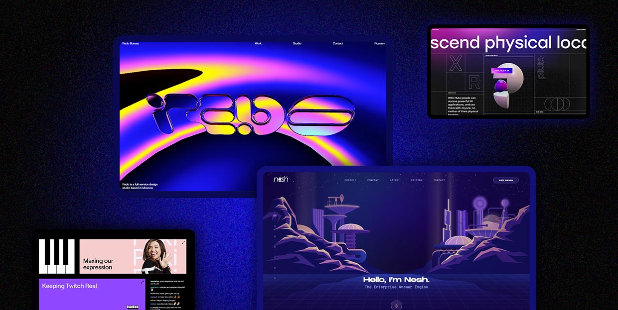 Examples of Web Design Inspired by the 1980s - 1stWebDesigner