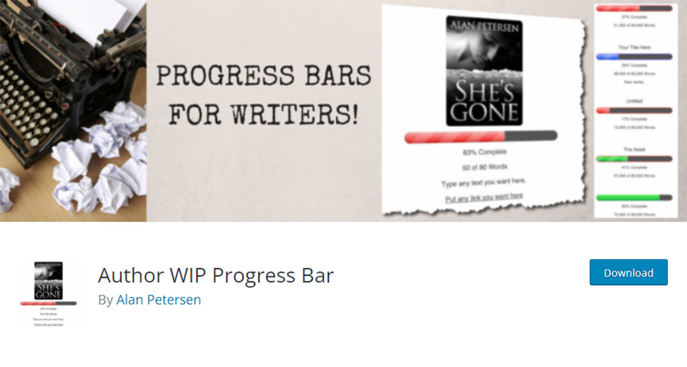 Author WIP Progress Bar