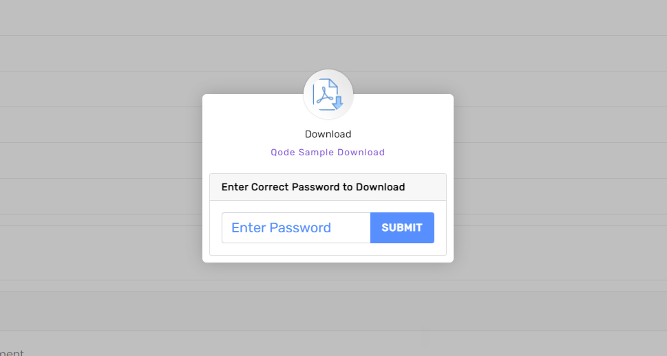 Enter Password