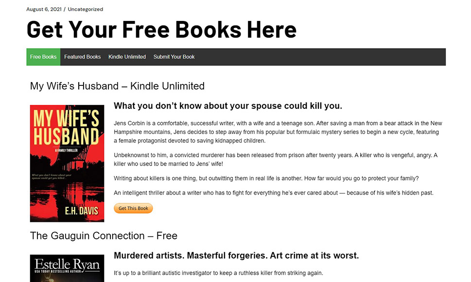 Free Books Section Preview