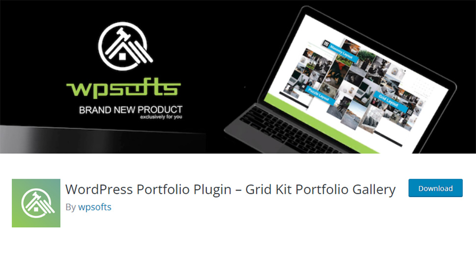 WordPress Portfolio Plugin – Grid Kit Portfolio Gallery