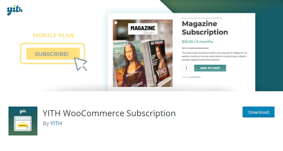 YITH WooCommerce Subscription